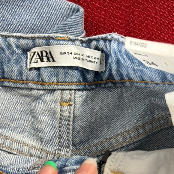 Zara Women's Light Blue Jeans - Picture 4 of 4